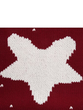 La stupenderia Bordeaux Blanket For Baby Kids With Star