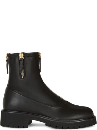 Giuseppe Zanotti Alexa Ankle Boots In Black Leather