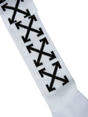 Off-White Arrows Mid Length Socks