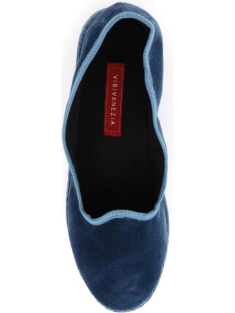Vibi Venezia Furlane Velvet Slippers