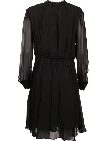 Calvin Klein Collection Abito Georgette Ruffle