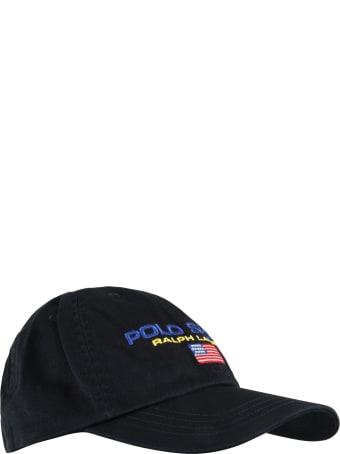 Ralph Lauren Black Hat For Kids