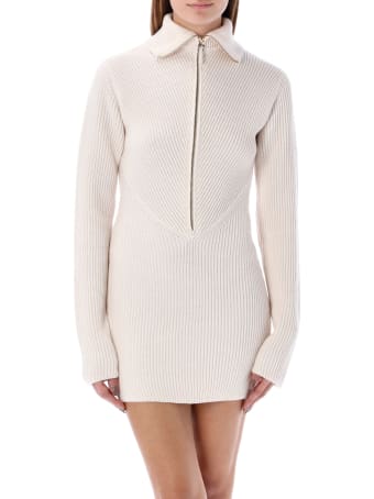 GAUGE81 Soro Ribbed Wool Mini Dress