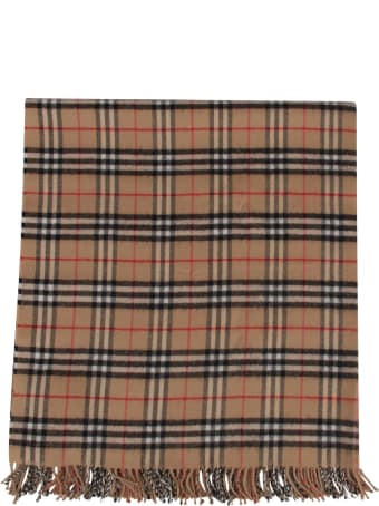 Burberry Beige Blanket For Babykid