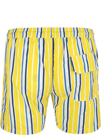 Capri Code Blue Striped Yellow Swimsuit