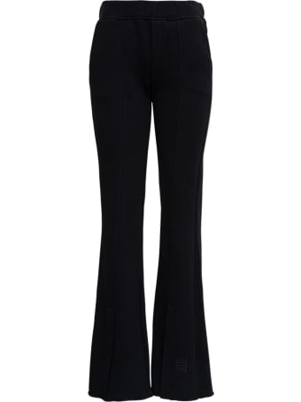 Federica Tosi Black Flared Trousers With Slits