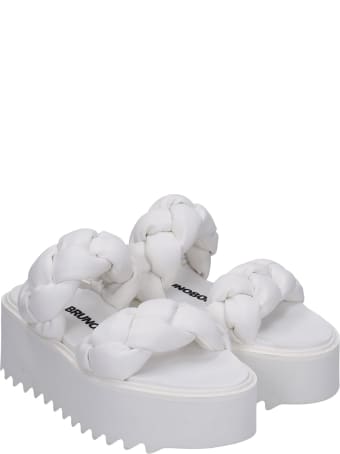 Bruno Bordese Rose Sandals In White Leather