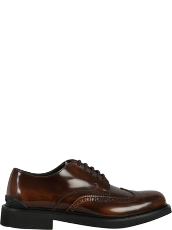 Tod's Allacc. Bucature Semiform Laced Shoe