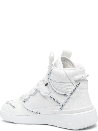 Givenchy Man White Wing High Sneakers With Profiles