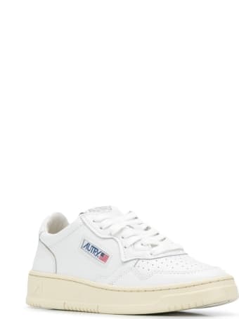 Autry White Leather Sneakers