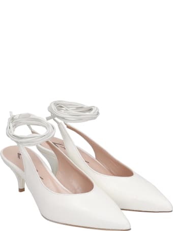 Alchimia Pumps In White Leather