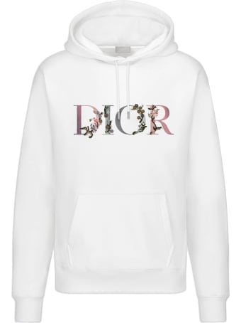 Dior Homme White Hooded Sweatshirt