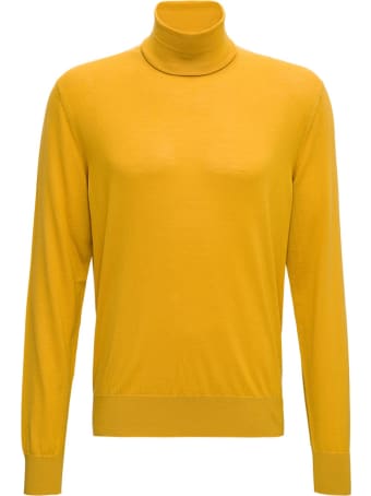 Dolce & Gabbana Yellow Wool Turtleneck