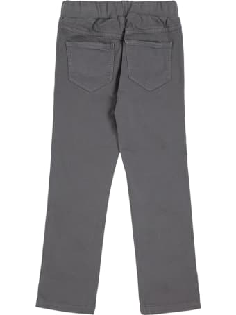 Il Gufo Grey Cotton Pants With Five Pockets