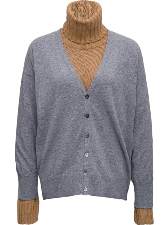 Jejia Layered Wool And Cashmere Sweater