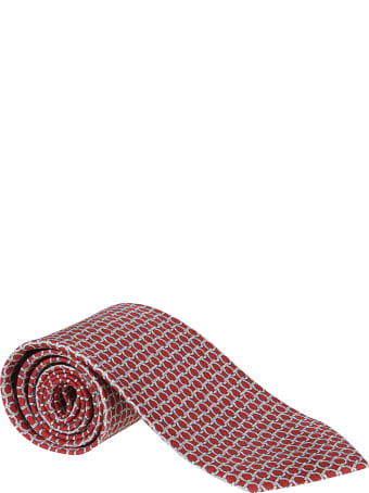 Salvatore Ferragamo Motif Print Neck Tie