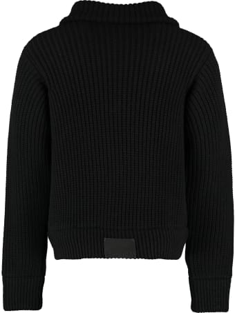 MSGM High Collar Zipped Cardigan