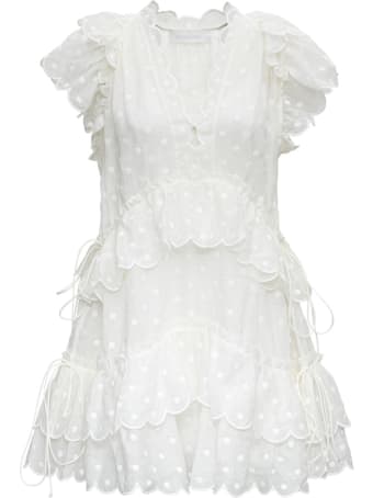 Zimmermann Mae Dot Ivory Colored Dress