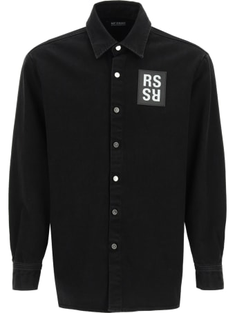 Raf Simons Denim Shirt With Logo Patch