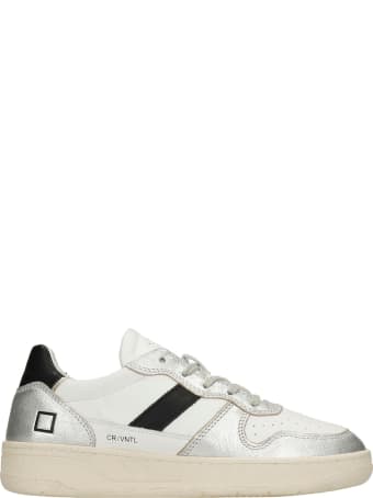 D.A.T.E. Court 2.0 Sneakers In White Leather