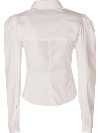 Les Hommes Popeline Stretch Corset Shirt