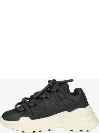Gienchi Black Leather Ozzy Sneaker