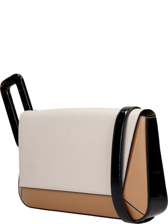 Mlouye Studio Hand Bag In Beige Leather
