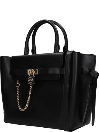 Michael Kors Tote In Black Leather