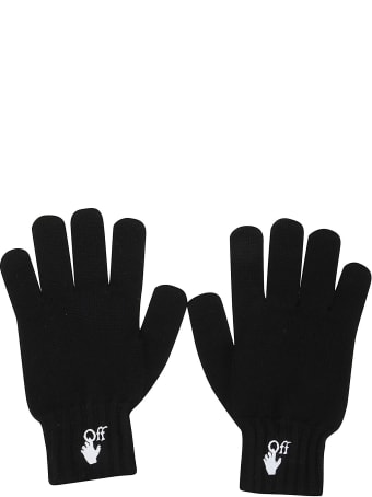Off-White Hand Off Wool Gloves