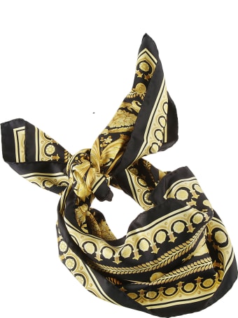 Versace Floral Print Scarf