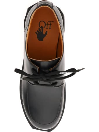 Off-White Sponge Sole Leather Laced Shoes