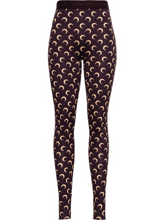 Marine Serre Stretch Recycled Fabric Moon Leggings