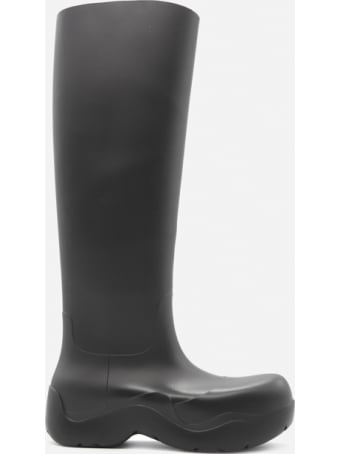 Bottega Veneta High Puddle Boots In Biodegradable Rubber