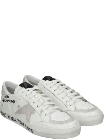 John Richmond Sneakers In White Leather