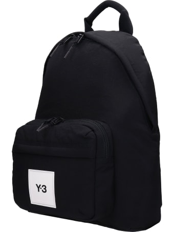 Y-3 Backpack In Black Synthetic Fibers