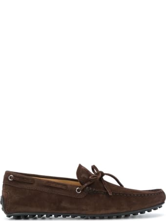 Tod's Brown Suede Gommino