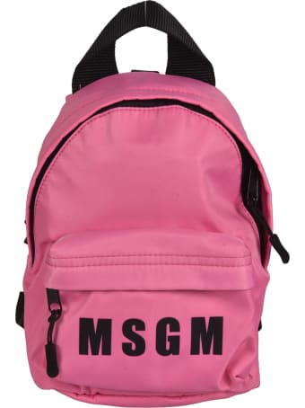 MSGM Logo Print Backpack
