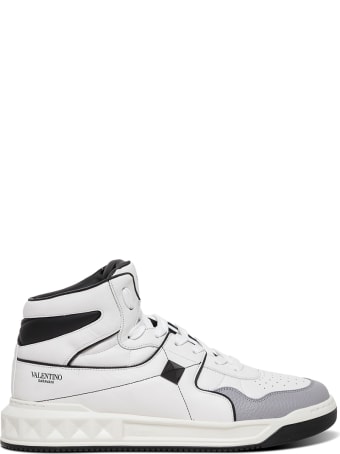 Valentino Garavani High Top Mulitcolor Leather Sneakers