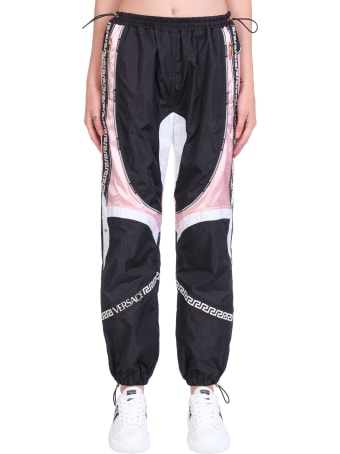 Versace Pants In Black Polyamide