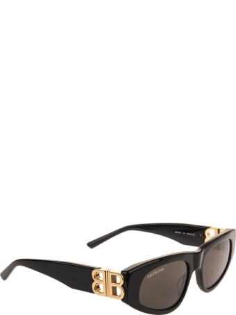 Balenciaga Woman Black Dynasty D-frame Sunglasses