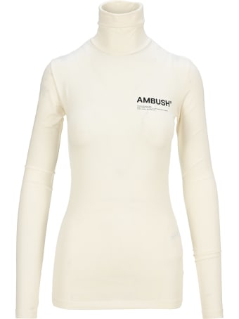 AMBUSH Roll-neck Fitted Logo Top