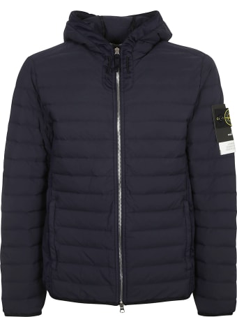 Stone Island Logo Patch Zipped Padded Jacket