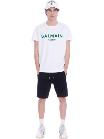 Balmain T-shirt In White Cotton