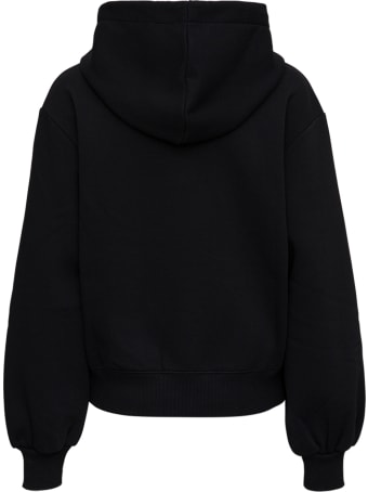 Mauro Grifoni Black Cotton Hoodie With Logo