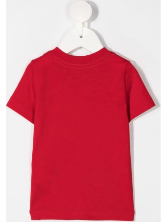 Dsquared2 Newborn Red D2kids Boxer Logo T-shirt