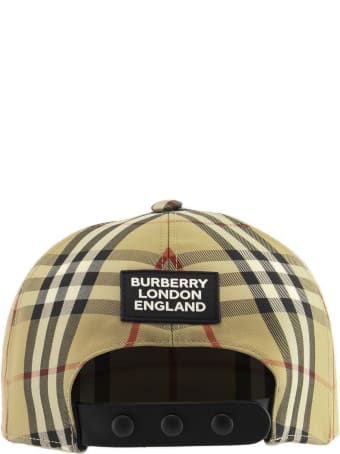 Burberry Trucker Cap - Baseball Cap With Vintage Check Pattern And Logo Patch