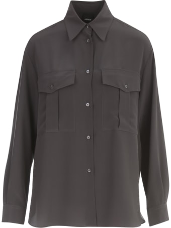 Aspesi Silk Shirt W/two Pockets