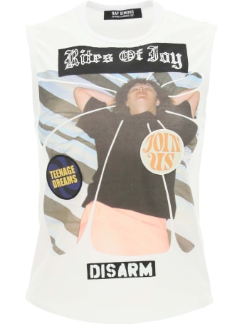 Raf Simons Rights Of Joy Print Top