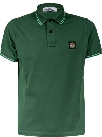 Stone Island Logo Patch Polo Shirt