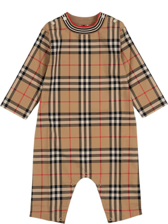 Burberry Michael Vintage Check Cotton Jumpsuit